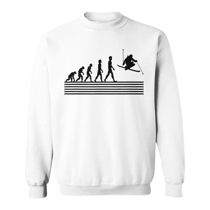 Evolution Dukityle Rétro Évolution Humaine Sweater e