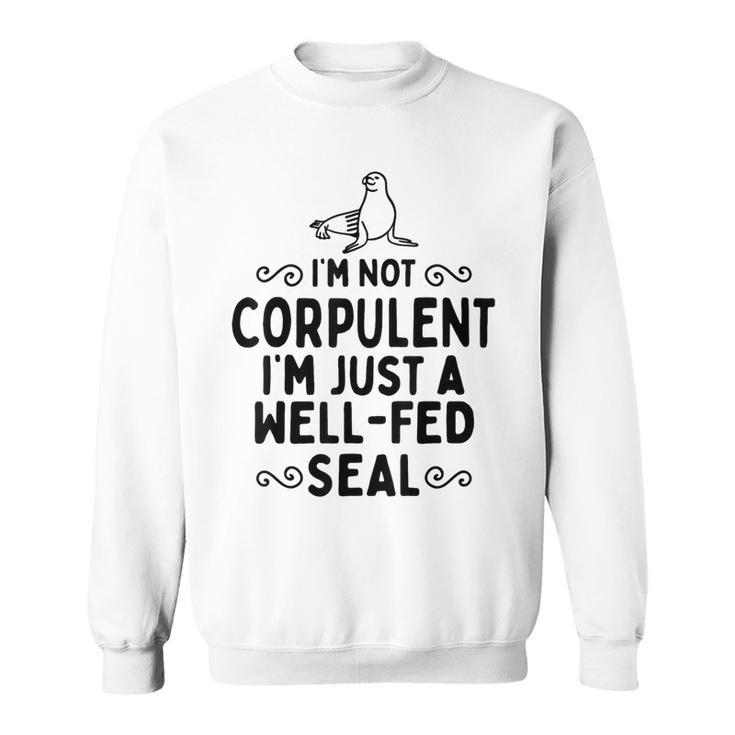 Foca No Corpulenta Bien Alimentada Animal Marinoubmarino Del Océano Camisa de entrenamiento