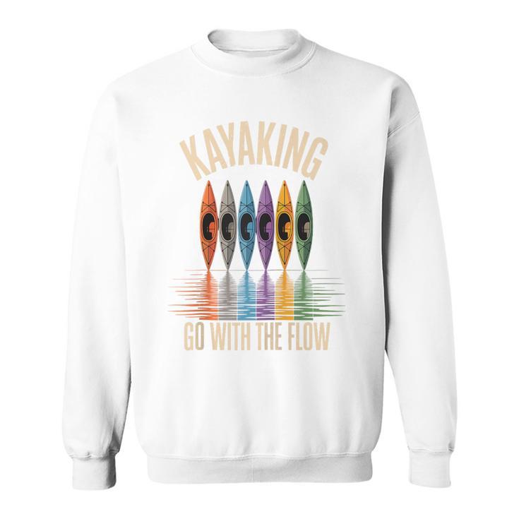Kayak And Canoe Lake Fun Raglan Baseball Tee Sweatshirt