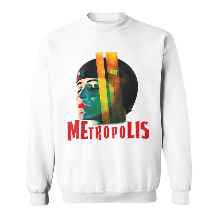 Metropolis Póster De Película Retro De Ciencia Ficción Camisa de entrenamiento