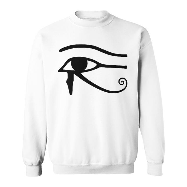 Œil D'horus Noir –Ymbole Discret De L'égypte Ancienne Égyptienne Sweater e