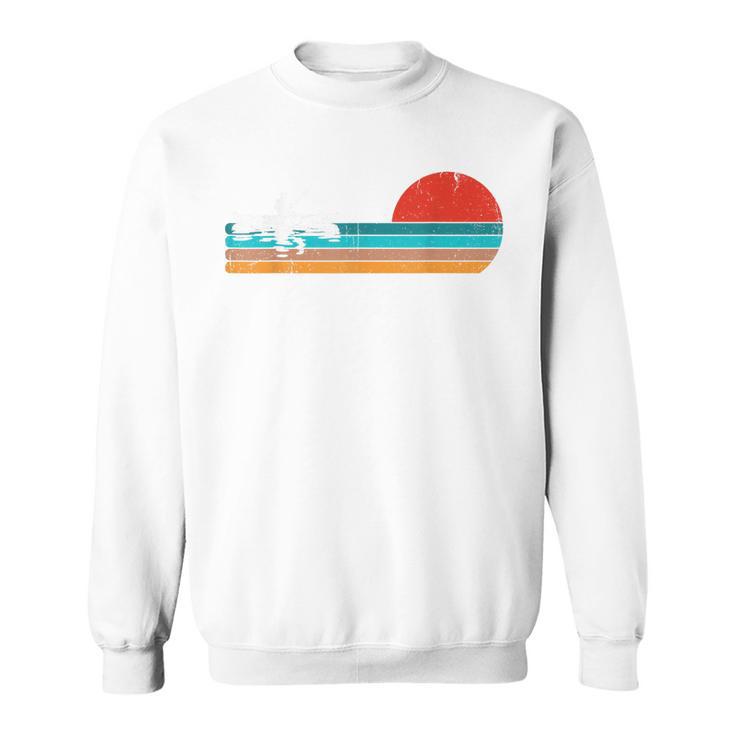 Paddling Canoe Retro Vintage For Canoeists And Paddle Sweatshirt