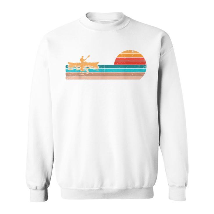 Retro Vintage For Canoeists And Paddle Sweatshirt