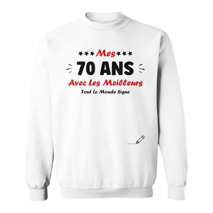 Signature Humour 70 Ans Àigner 70 Ans Anniversaire Sweater e