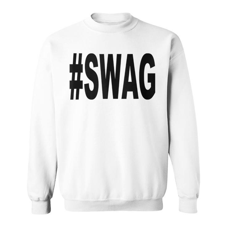 Swag Con Hashtag In Mangas Camisa de entrenamiento