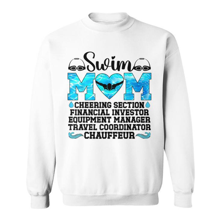 Swim Mom Definition Swimming Mother Of A Swimmer Mom Sweatshirt, trending gift