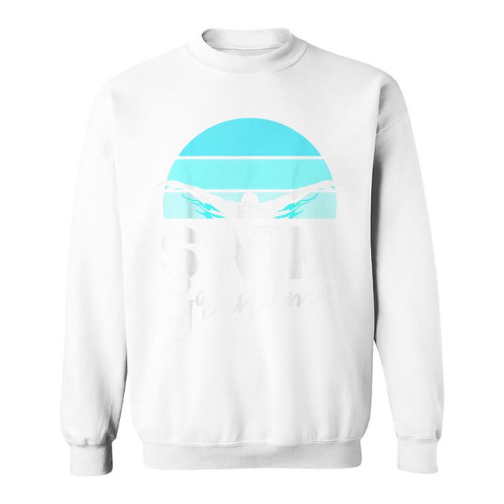 Swim Team Shirt Grandma Mama Swimming Meet Swimmer Sweatshirt