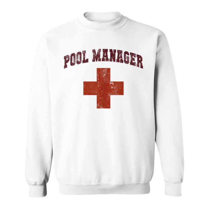 Swimming Pool Manager Beach Vacay Lifeguards Swim Cruise Sweatshirt