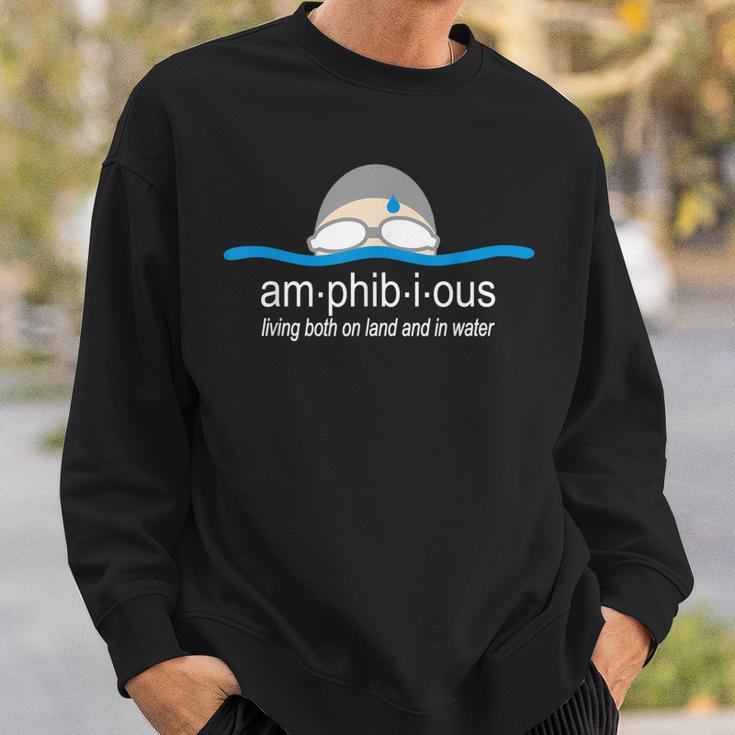 Amphibious Swimming Sweatshirt Gifts for Him Amphibious Swimming Sweatshirt Gifts for Him