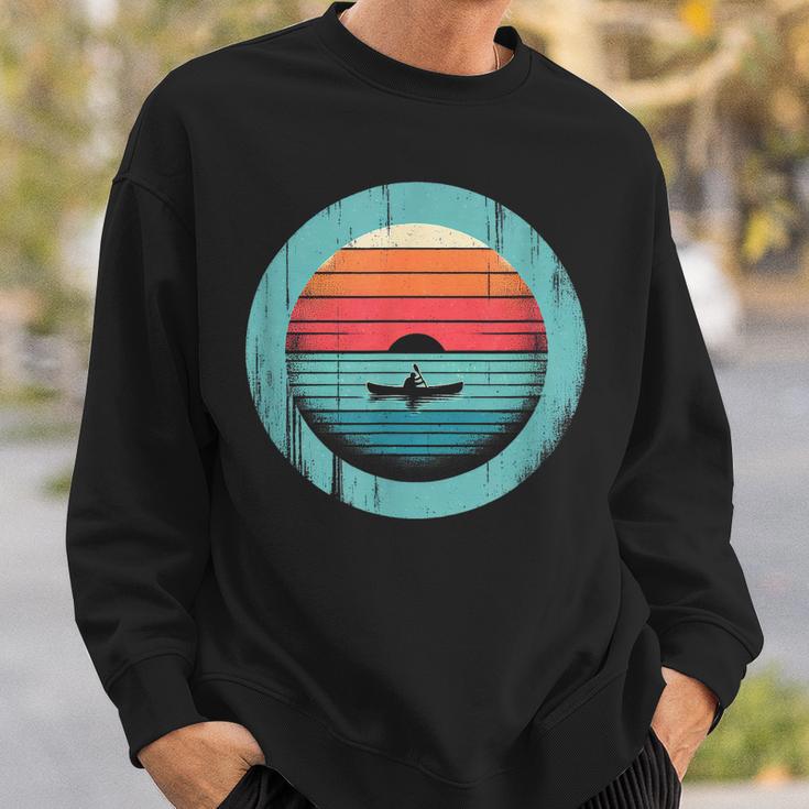 Canoe Sunset Sweatshirt Gifts for Him