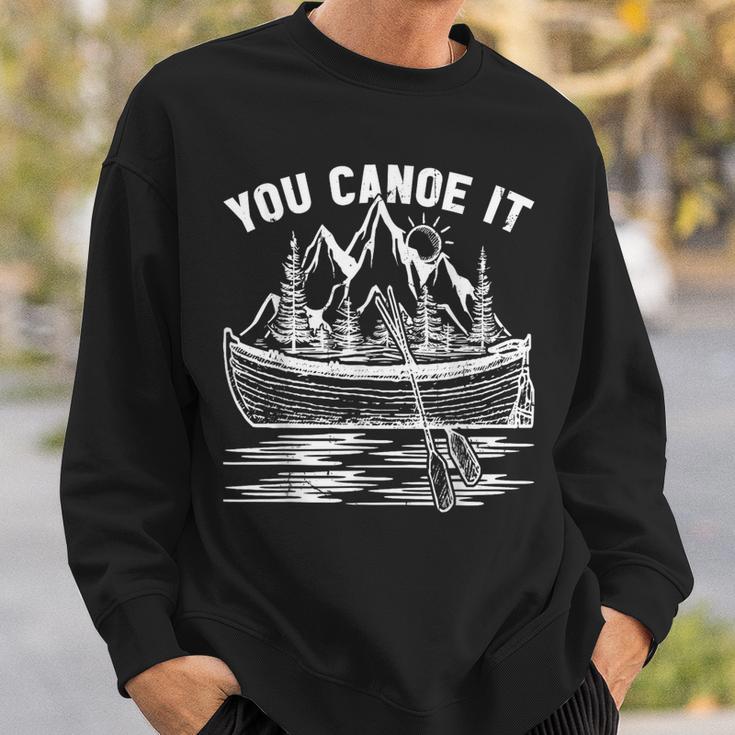 Canoeing Canoe Sweatshirt Gifts for Him