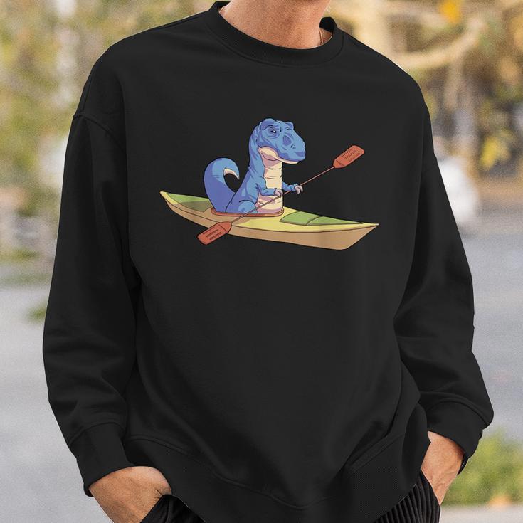 KayakRex Dinosaur Canoe Shirt Kayak For Children Sweatshirt Gifts for Him