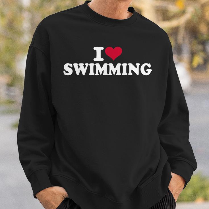 I Love Swimming Sweatshirt Gifts for Him I Love Swimming Sweatshirt Gifts for Him