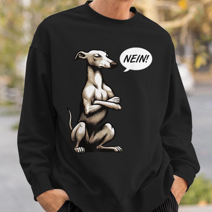 Nein Whippet Windhund Windhunde Whippets Windhundbesitzer Sweatshirt Geschenke für Ihn