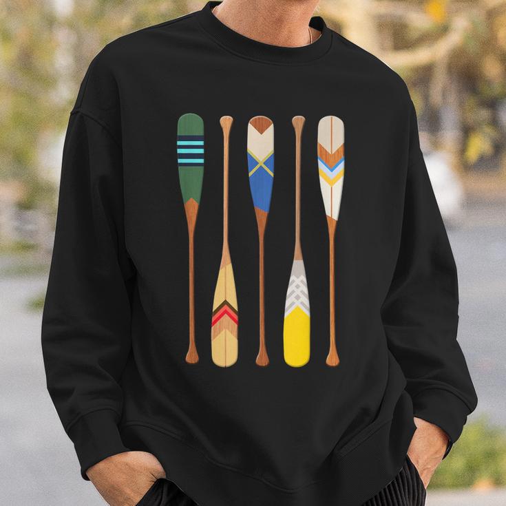 Paddle Canoe Sweatshirt Gifts for Him