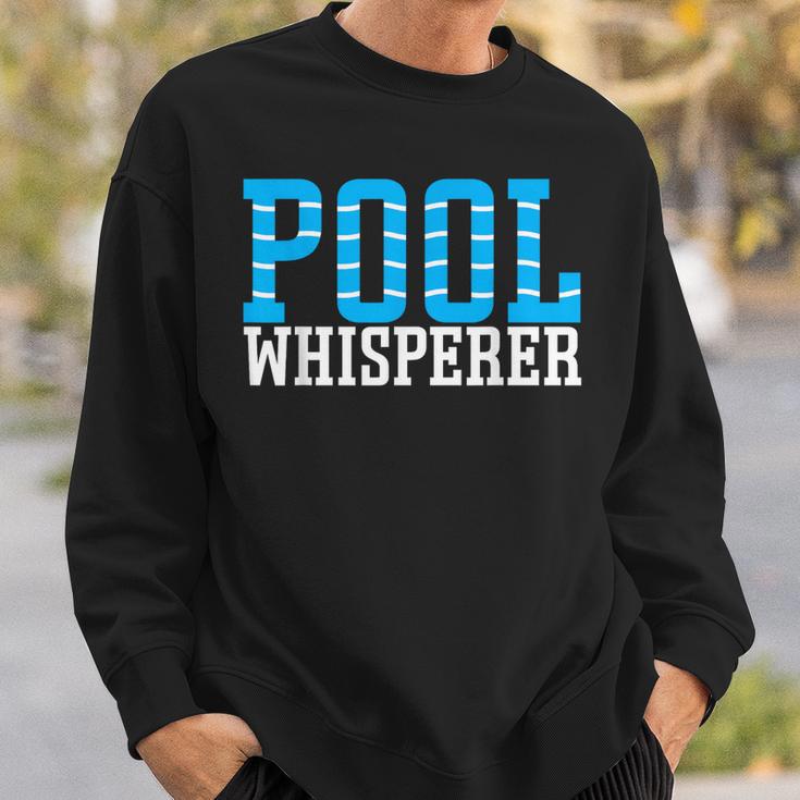 Pool Guy Pool Whisperer Boy Men Swimming Pool Sweatshirt Gifts for Him