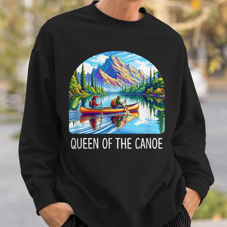 Queen Of The Canoe Canoeing Sweatshirt Gifts for Him