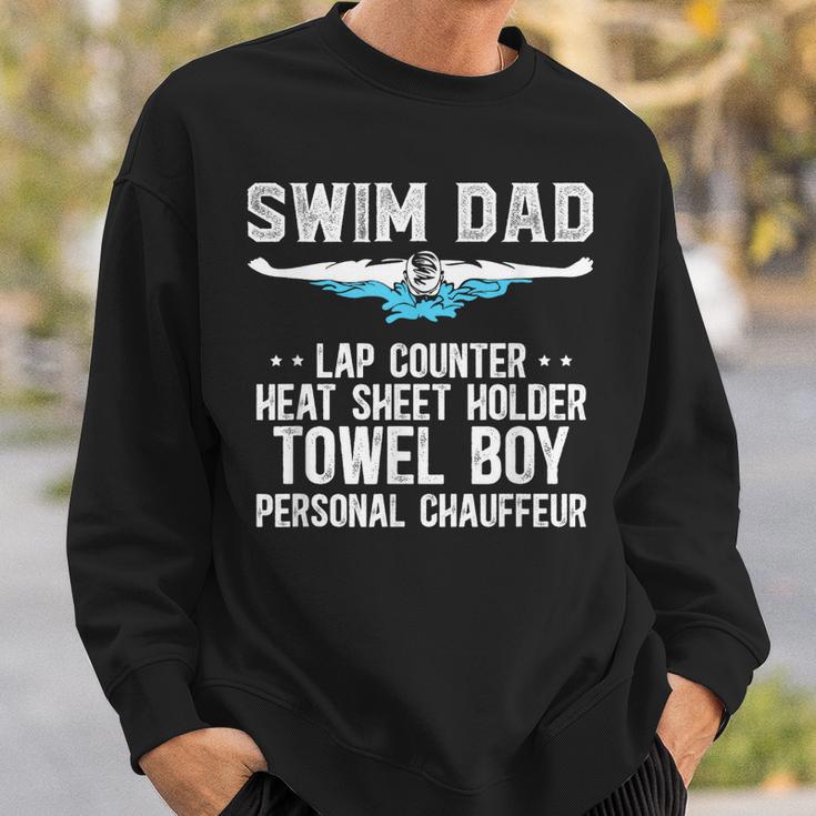 Swim Dad Definition Swimming Dad Of A Swimmer Dad Sweatshirt Gifts for Him