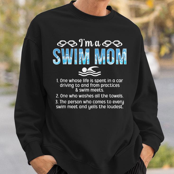 Swim Mom Definition Swimming Mom Of A Swimmer Mama Sweatshirt Gifts for Him Swim Mom Definition Swimming Mom Of A Swimmer Mama Sweatshirt Gifts for Him