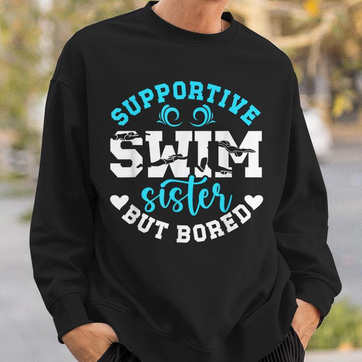 Swim Sister Supportive Swimming Sister Of A Swimmer Sis Sweatshirt Gifts for Him Swim Sister Supportive Swimming Sister Of A Swimmer Sis Sweatshirt Gifts for Him