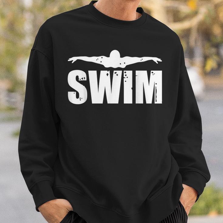 Swim Sports Swimming Water Athletic Swimmer Sweatshirt Gifts for Him Swim Sports Swimming Water Athletic Swimmer Sweatshirt Gifts for Him
