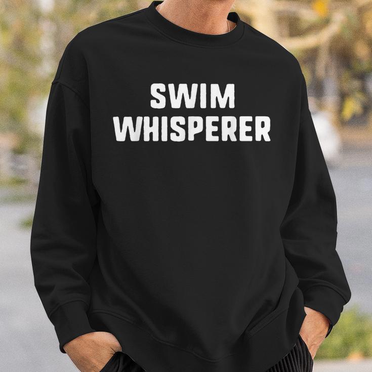 Swim Whisperer Swimming Coach Teacher Instructor Sweatshirt Gifts for Him Swim Whisperer Swimming Coach Teacher Instructor Sweatshirt Gifts for Him