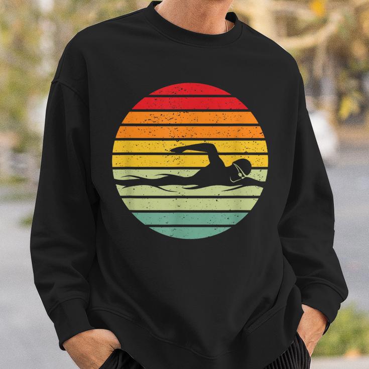 Swimming & Water Sport Vintage For Swimmers & Swim Coaches Sweatshirt Gifts for Him Swimming & Water Sport Vintage For Swimmers & Swim Coaches Sweatshirt Gifts for Him