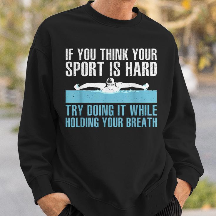 Swimming Art For Men Women Swimmer Swim Coach Training Sweatshirt Gifts for Him Swimming Art For Men Women Swimmer Swim Coach Training Sweatshirt Gifts for Him