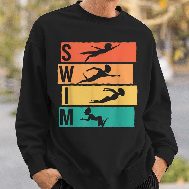 Swimming Swim Sweatshirt Gifts for Him Swimming Swim Sweatshirt Gifts for Him