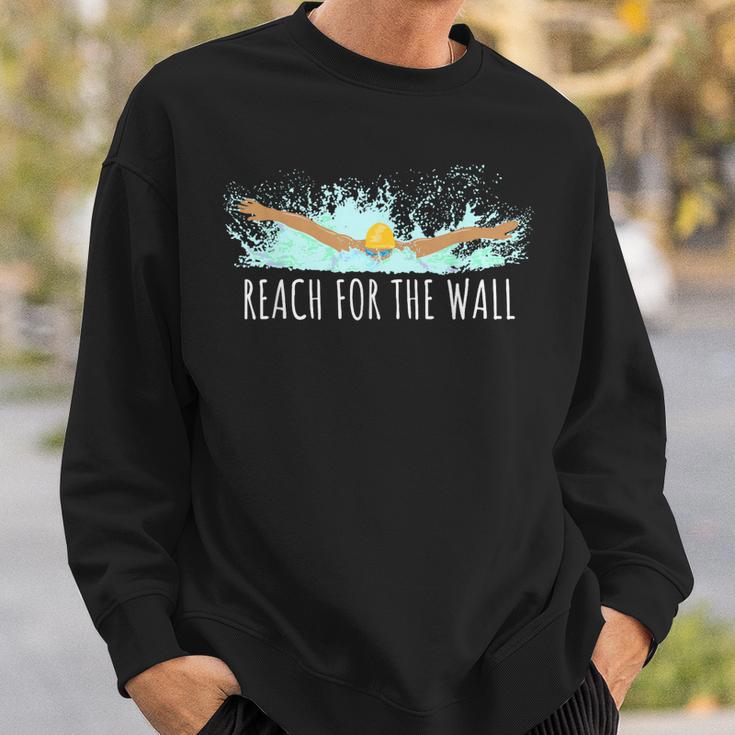 Swimming Swim Team Gear For a Swimmer Quote Saying Sweatshirt Gifts for Him