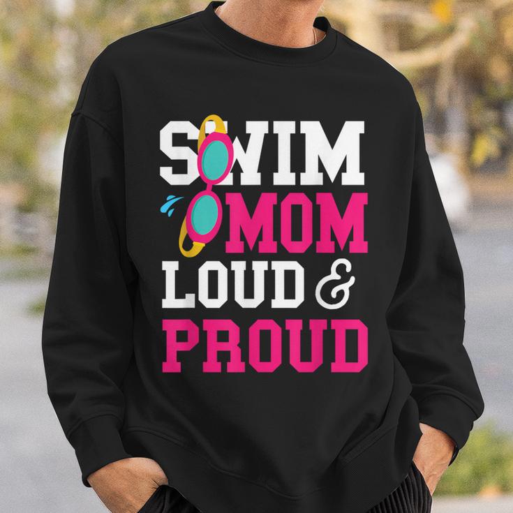 Swimming Swimmer Swim Mom Sweatshirt Gifts for Him
