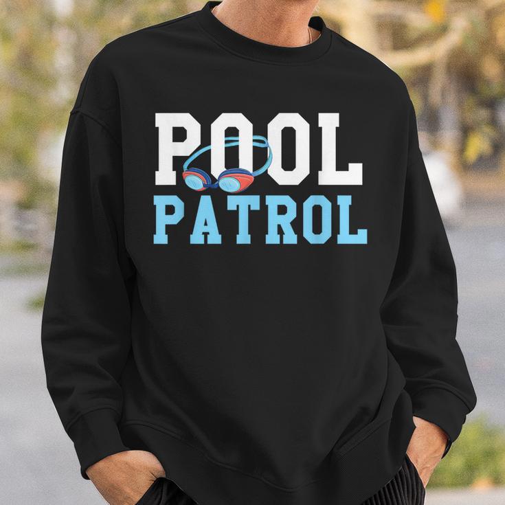 Swimming Swimmer Swim Pool Patrol Coach Dad Sweatshirt Gifts for Him Swimming Swimmer Swim Pool Patrol Coach Dad Sweatshirt Gifts for Him