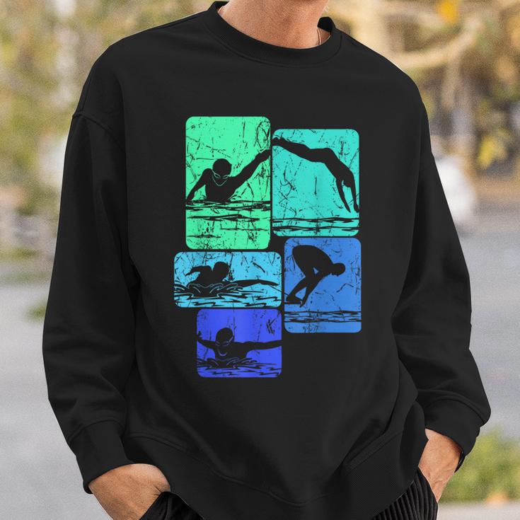 Swimming Swimmers Sweatshirt Gifts for Him