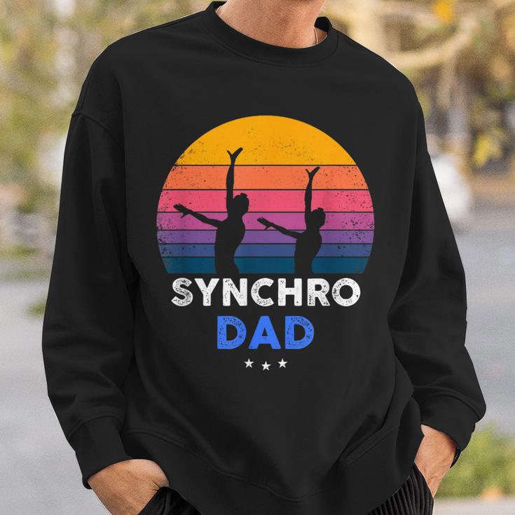 Synchronized Swimming Synchro Dad Sweatshirt Gifts for Him Synchronized Swimming Synchro Dad Sweatshirt Gifts for Him