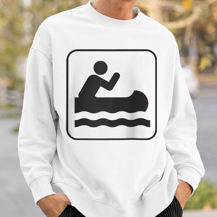 Cool Outdoor Water Sport Canoe Raglan Baseball Tee Sweatshirt Gifts for Him