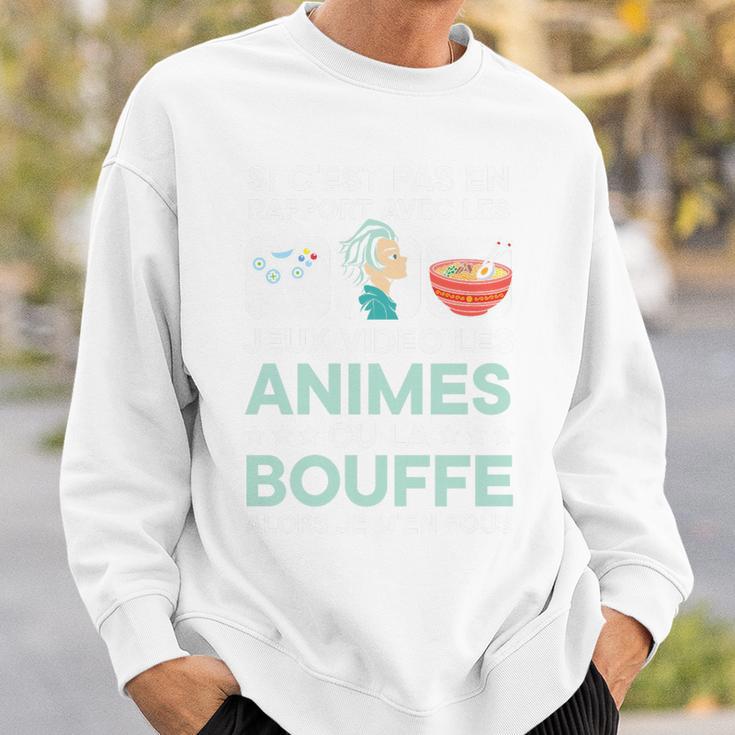 Jeuxideo Les Animes Ou La Bouffe Japon Animé Cadeau Manga Haut De Gamme Sweater e Cadeaux pour lui