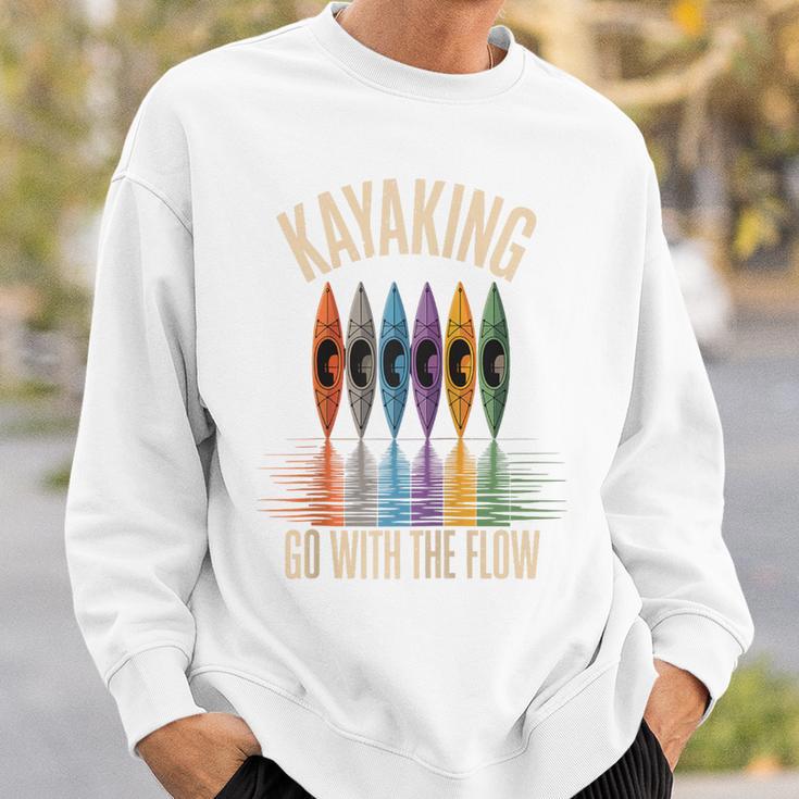 Kayak And Canoe Lake Fun Raglan Baseball Tee Sweatshirt Gifts for Him