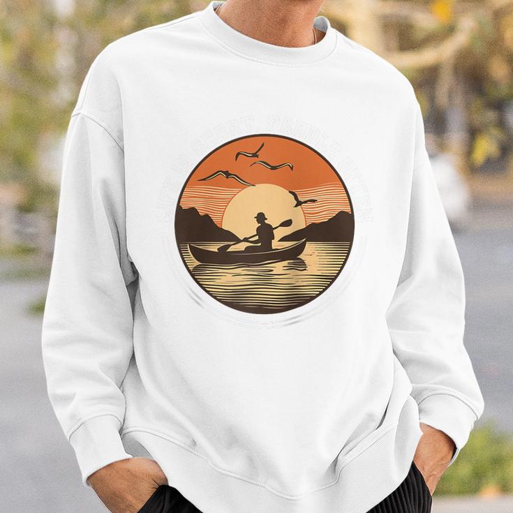 Kayak Kayaker Canoes-Boating Paddle-Life Canadier-Canoe Raglan Baseball Tee Sweatshirt Gifts for Him