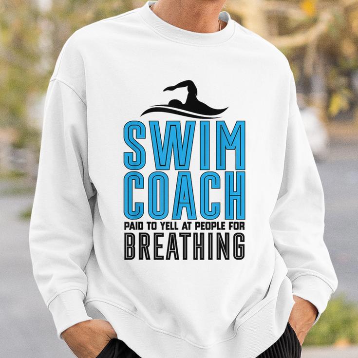 Swim Coach Swimmer Coach Swimming Coach Sweatshirt Gifts for Him Swim Coach Swimmer Coach Swimming Coach Sweatshirt Gifts for Him