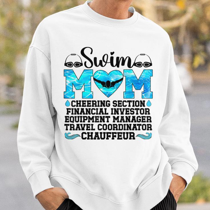 Swim Mom Definition Swimming Mother Of A Swimmer Mom Sweatshirt Gifts for Him