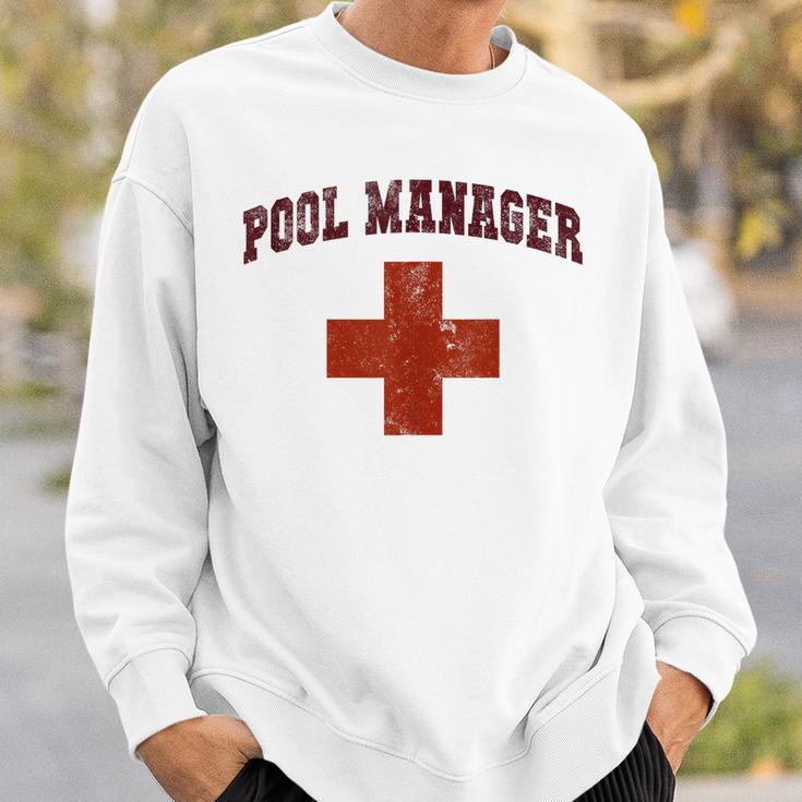 Swimming Pool Manager Beach Vacay Lifeguards Swim Cruise Sweatshirt Gifts for Him
