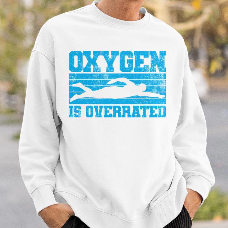 Swimming Swimmer Swim Sweatshirt Gifts for Him