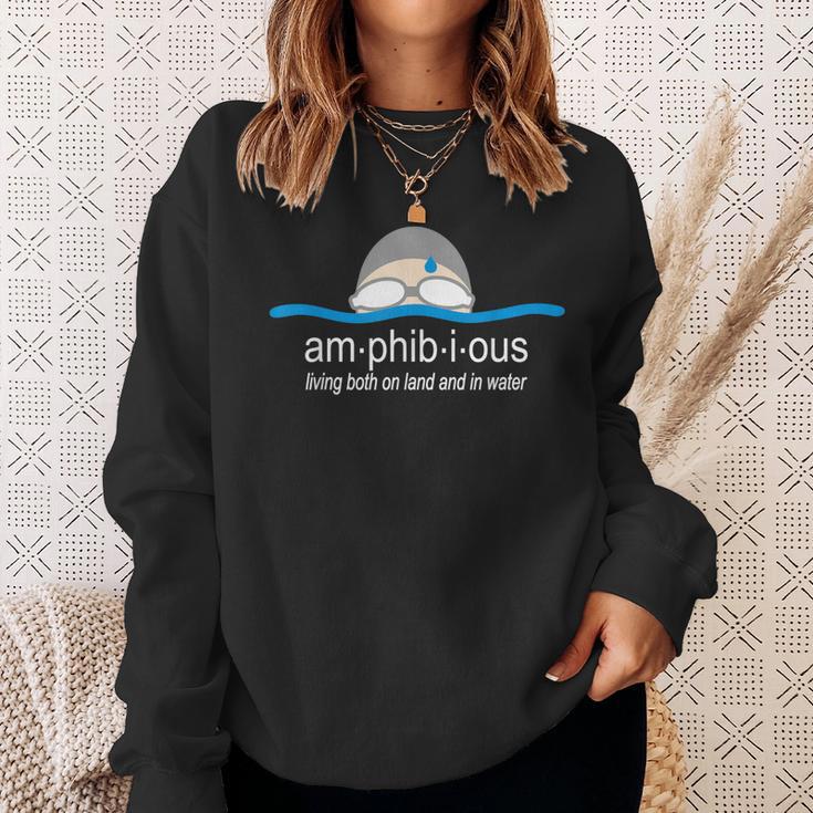 Amphibious Swimming Sweatshirt Gifts for Her Amphibious Swimming Sweatshirt Gifts for Her