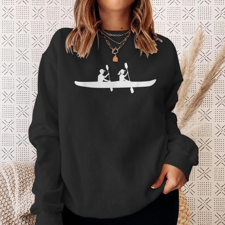 Canoe Couple Canoe Team Canoe Lover Canoeing Tour Summer Men Women Kids Sweatshirt Gifts for Her