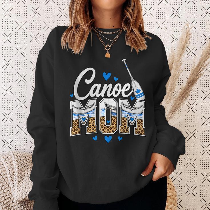 Canoe Mom Leopard Print Paddle River Lake Sport Mother Sweatshirt Gifts for Her Canoe Mom Leopard Print Paddle River Lake Sport Mother Sweatshirt Gifts for Her