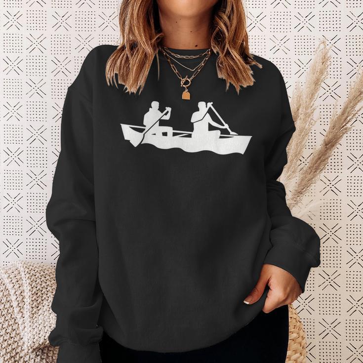 Canoe Paddlers Sweatshirt Gifts for Her