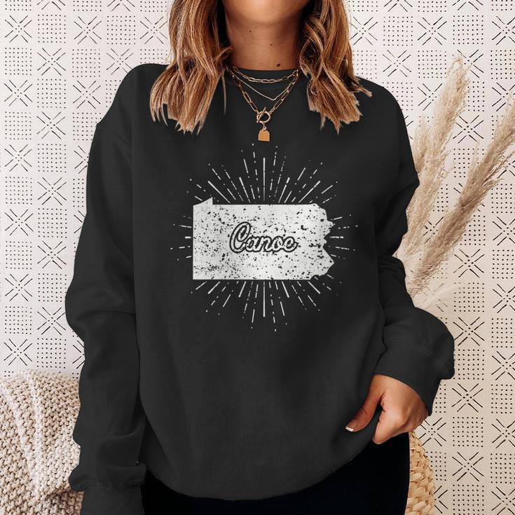 Canoe Pennsylvania Sweatshirt Gifts for Her