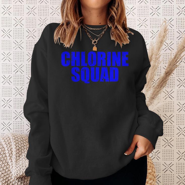 Chlorine Crew Swimming Sweatshirt Gifts for Her Chlorine Crew Swimming Sweatshirt Gifts for Her