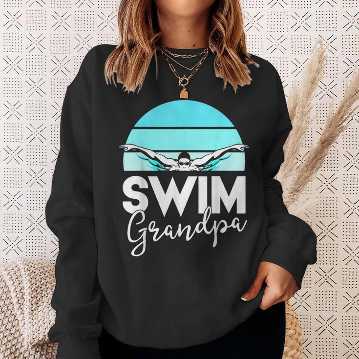 Grandpa Papa Swimming Meet Swimmer Swim Team Shirt Sweatshirt Gifts for Her Grandpa Papa Swimming Meet Swimmer Swim Team Shirt Sweatshirt Gifts for Her