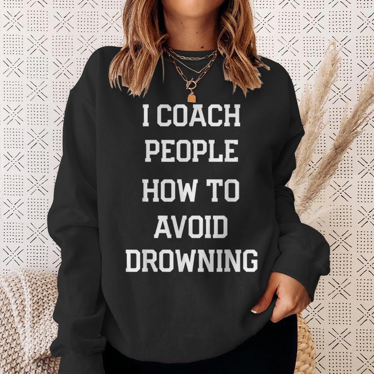 HILARIOUS TEACHER QUOTE SWIMMING COACH SWIM INSTRUCTOR Sweatshirt Gifts for Her HILARIOUS TEACHER QUOTE SWIMMING COACH SWIM INSTRUCTOR Sweatshirt Gifts for Her